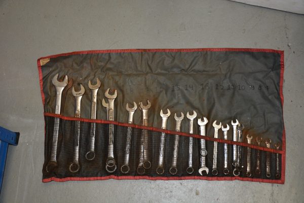A full range of spanners should be part of the essential tools onboard