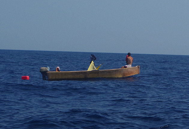 Men on a boat