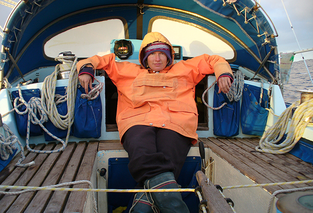 Kirsten Neuschafer's longest solo passage to date was a 67 day delivering trip from Portugal to South Africa, with only windvane self-steering on an old and maintenance-intensive 32 foot ferro-cement sloop.