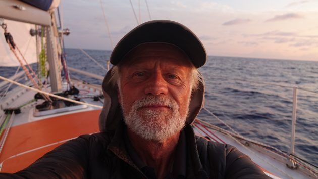 Edward Walentynowicz classes Sir Robin Knox-Johnston and Bernard Moitessier as his sailing heroes. Credit: Edward Walentynowicz