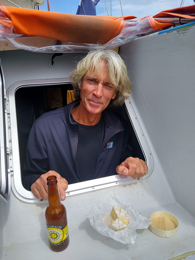 Guy Waites ran out of food two days from the finish. Credit: Julie Waites