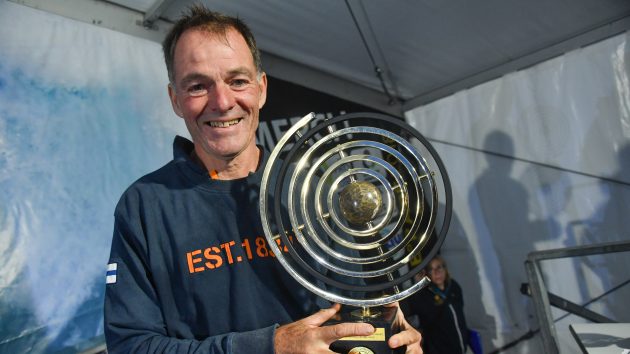 Tapip Lehtinen took 5th place in the 2018 Golden Globe Race in a time of 322 days 8 hours 21 mins. Credit: Christophe Favreau/PPL/GGR