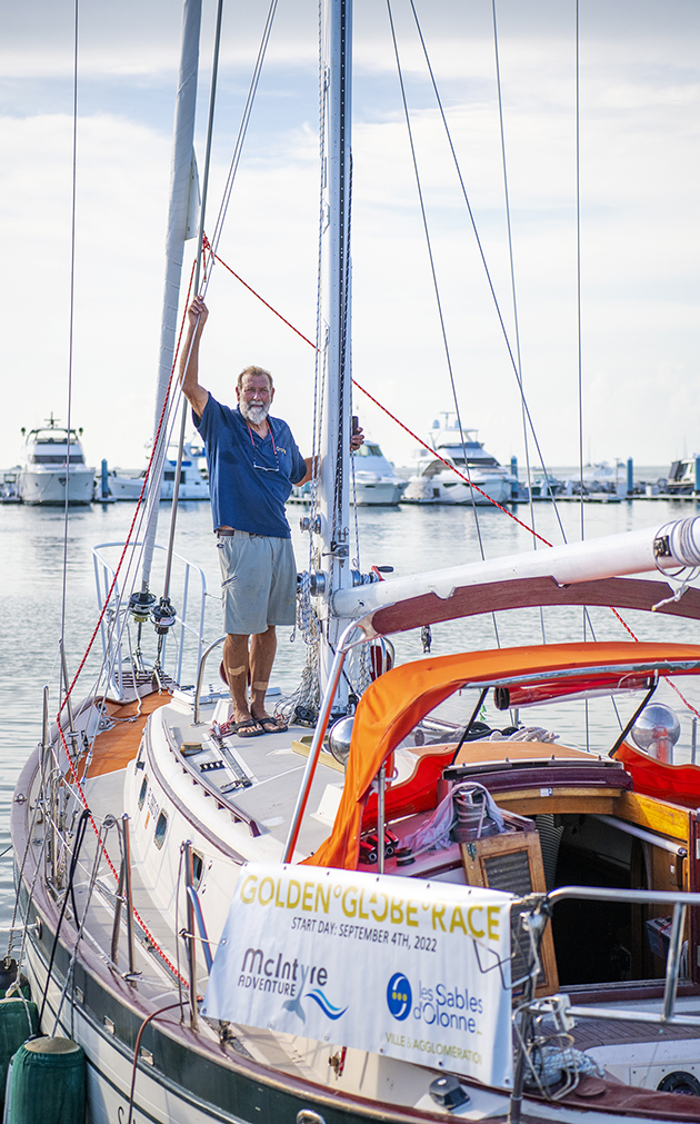 Guy deBoer sailed from Key West to Spain ahead of the race start. Credit: Guy deBoer