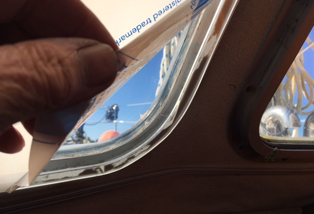 Brian Black's own self-made double glazing