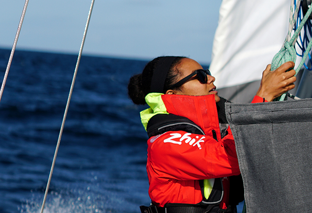 Kika Mevs from Sailing Uma working on UMA