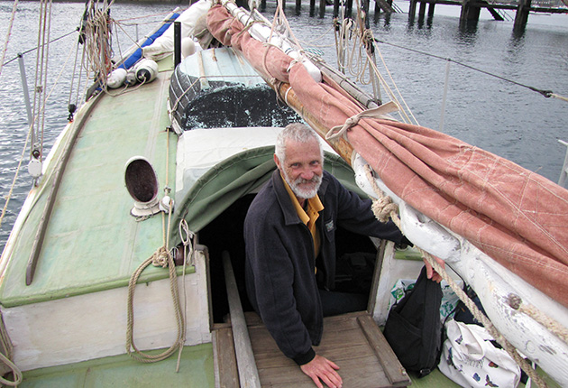 Nick Skeates won the Ocean Cruising Club lifetime award