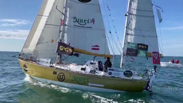 Michael Guggenberger sailed a total of 29,895 miles in the race. Credit: GGR 2022