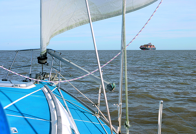 When judging distance at sea, measure your height of eye on your own boat to get a precise distance to the horizon. Credit: Graham Snook/Yachting Monthly