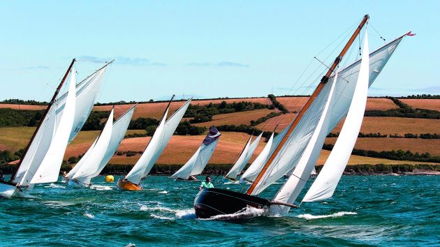 Falmouth Working Boats were used for oyster dredging. Credit: Roger Hollingsworth/Alamy Stock Photo