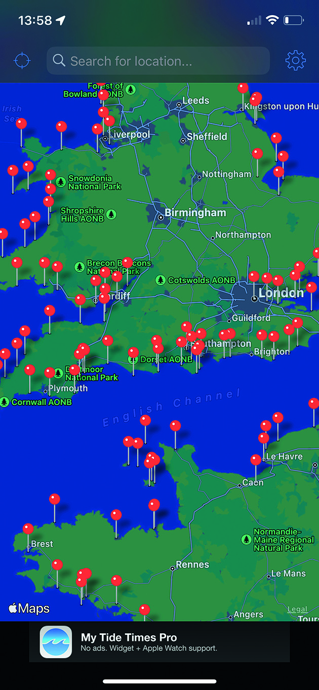 My Tide Times app