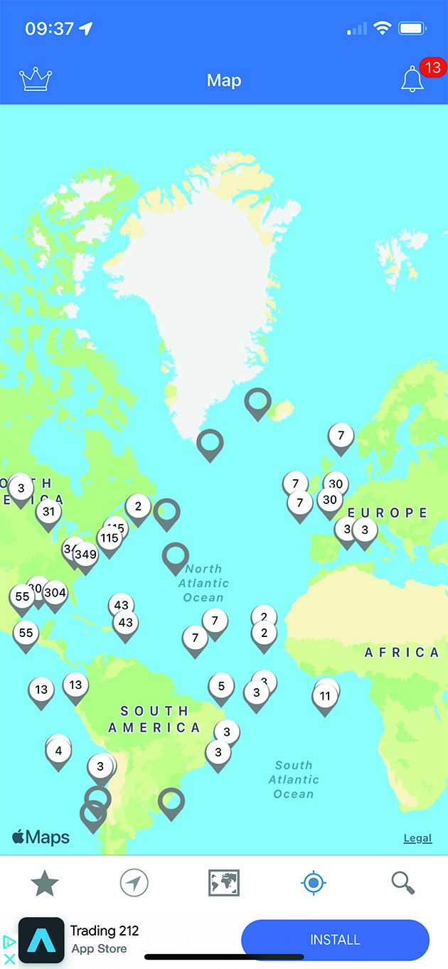 NOAA Buoys app