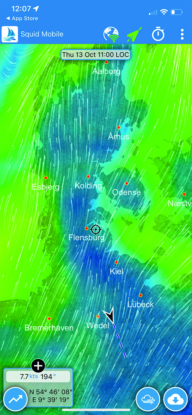 Squid Mobile weather app