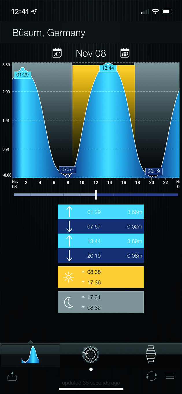 Tides Pro app