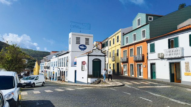 Colourful Horta town.