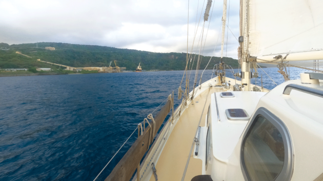 Arriving at Christmas Island