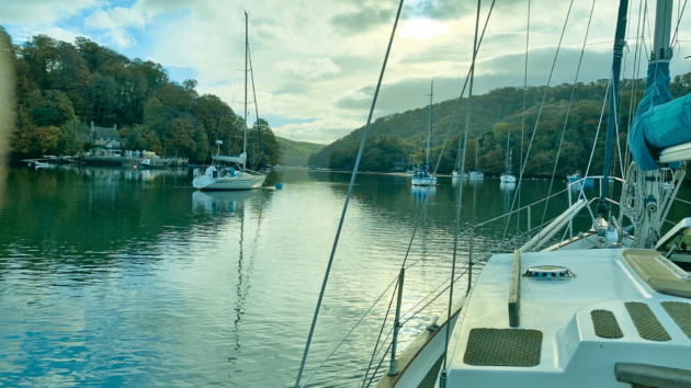 River Dart mooring at Dittisham.