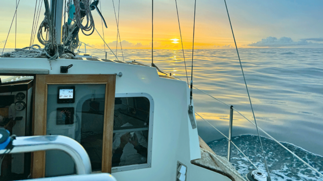 Set off before the sun goes down